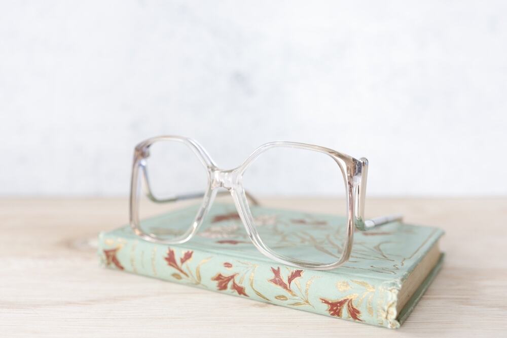 vintage 1970s Versailles USA Drop Temple Eyeglass Frames 54-15 NOS Grandma Retro